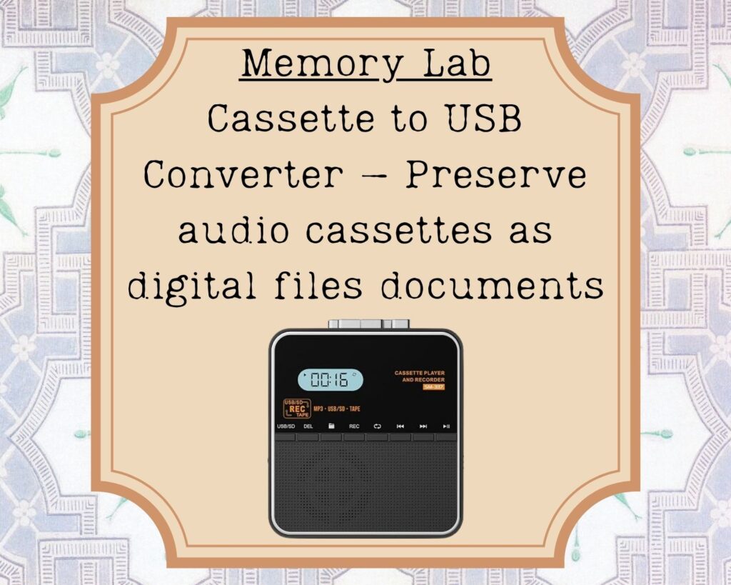 Cassette to USB Converter